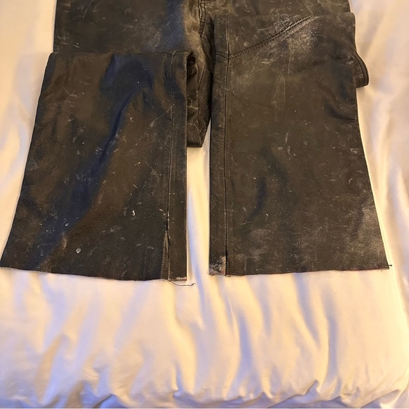 HARLEY-DAVIDSON | Distressed Leather Pants | 34 - Picture 5 of 8